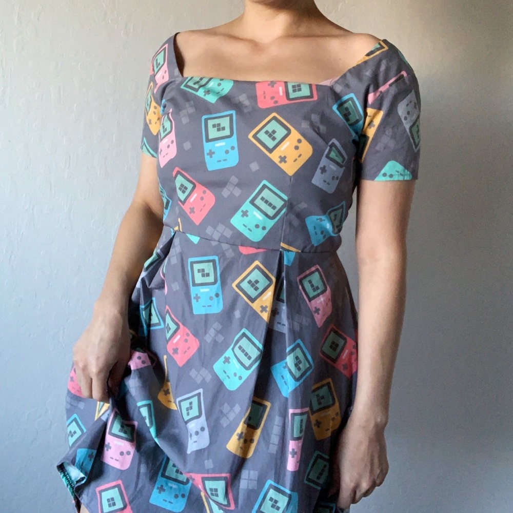 Dazey LaRue Designs Gameboy Retro dress